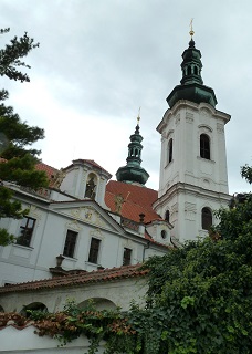 Foto vom Strahov-Kloster in Prag